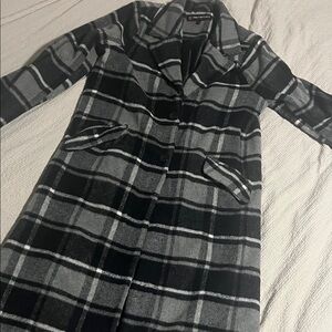 Urban Republic Charcoal and Black Checkered Jacket